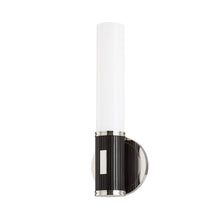 Load image into Gallery viewer, Crewe Bath Wall Light in Polished Nickel.
