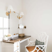 Load image into Gallery viewer, Curves Wall Light in home office.
