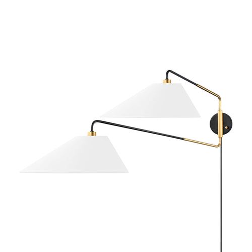 Duo Plug-In Wall Light.