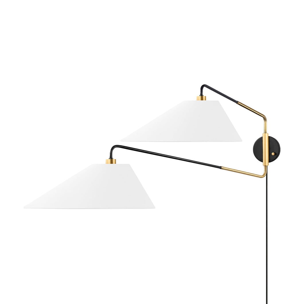 Duo Plug-In Wall Light.