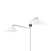Load image into Gallery viewer, Duo Plug-In Wall Light in Detail.

