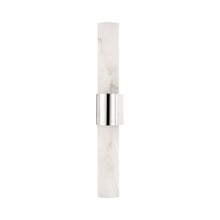 Load image into Gallery viewer, Ellington LED Vanity Wall Light in Polished Nickel.
