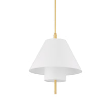Load image into Gallery viewer, Glenmoore Pendant Light in Aged Brass.

