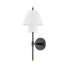 Load image into Gallery viewer, Glenmoore Wall Light in Aged Brass/Distressed Bronze.
