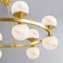 Load image into Gallery viewer, Grafton LED Chandelier in Detail.
