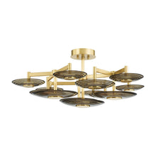 Load image into Gallery viewer, Griston LED Semi Flush Mount Ceiling Light.
