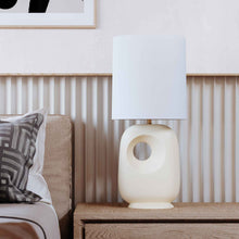 Load image into Gallery viewer, Harbor Park Table Lamp in bedroom.

