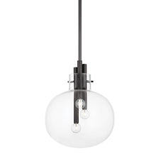 Load image into Gallery viewer, Hempstead Pendant Light in Small/Black Brass.
