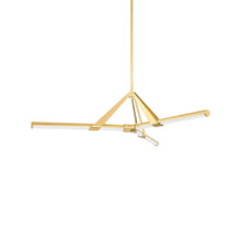 Load image into Gallery viewer, Jonas LED Chandelier in Aged Brass (Small).

