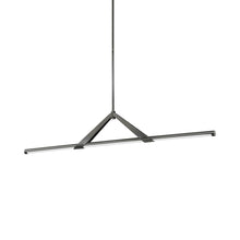 Load image into Gallery viewer, Jonas LED Linear Pendant Light in Black Nickel.
