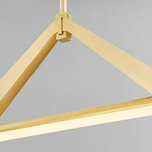 Load image into Gallery viewer, Jonas LED Linear Pendant Light in Detail.
