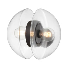 Load image into Gallery viewer, Kert Wall Light in Black Brass.
