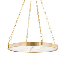 Load image into Gallery viewer, Kirby LED Chandelier in Aged Brass (Large).
