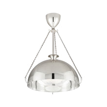 Load image into Gallery viewer, Levette Pendant Light in Aged Silver (Small).

