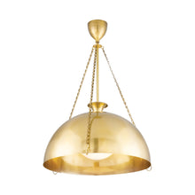 Load image into Gallery viewer, Levette Pendant Light in Aged Brass (Large).
