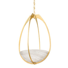 Load image into Gallery viewer, Lloyd LED Pendant Light in Large/Aged Brass.
