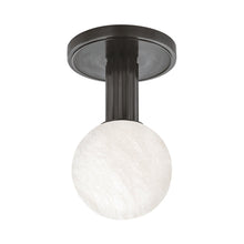 Load image into Gallery viewer, Murray Hill LED Flush Mount Ceiling Light in Distressed Bronze.
