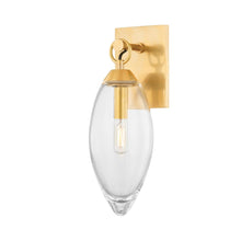 Load image into Gallery viewer, Nantucket Wall Light in Aged Brass.
