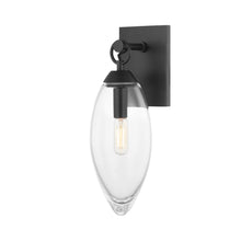 Load image into Gallery viewer, Nantucket Wall Light in Black Brass.

