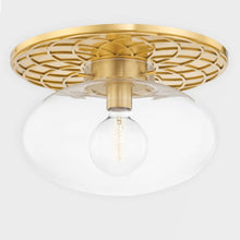 Load image into Gallery viewer, New Paltz Semi Flush Mount Ceiling Light in Detail.
