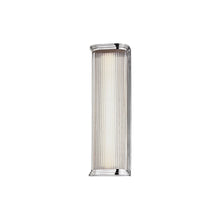 Load image into Gallery viewer, Newburgh LED Wall Light in Polished Nickel (Small).
