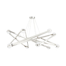 Load image into Gallery viewer, Orbit LED Chandelier in Polished Nickel (12-Light).
