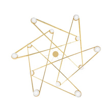 Load image into Gallery viewer, Orbit LED Chandelier in Detail.
