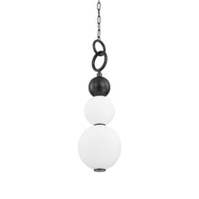 Load image into Gallery viewer, Perrin LED Pendant Light in Black Brass.
