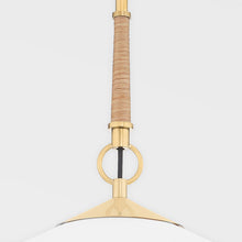 Load image into Gallery viewer, White Plains Pendant Light in Detail.
