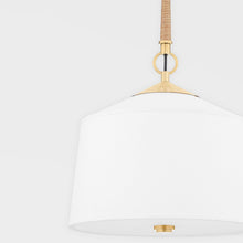 Load image into Gallery viewer, White Plains Pendant Light in Detail.
