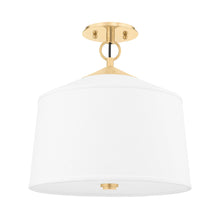 Load image into Gallery viewer, White Plains Semi Flush Mount Ceiling Light.
