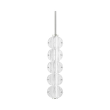 Load image into Gallery viewer, Lindley LED Pendant Light in Polished Nickel.
