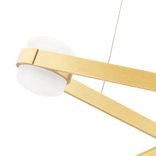 Load image into Gallery viewer, Orbit LED Chandelier in Detail.
