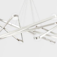 Load image into Gallery viewer, Orbit LED Chandelier in Detail.
