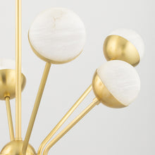 Load image into Gallery viewer, Saratoga LED Chandelier in Detail.
