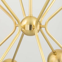 Load image into Gallery viewer, Saratoga LED Chandelier in Detail.
