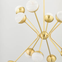 Load image into Gallery viewer, Saratoga LED Chandelier in Detail.
