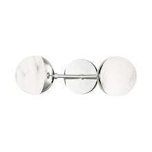 Load image into Gallery viewer, Saratoga LED Wall Light in Polished Nickel (15.75-Inch).
