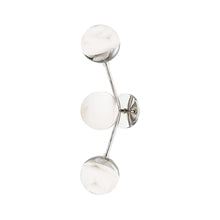 Load image into Gallery viewer, Saratoga LED Wall Light in Polished Nickel (22-Inch).
