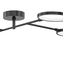 Load image into Gallery viewer, Saturn LED Flush Mount Ceiling Light in Detail.
