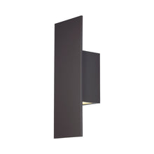 Load image into Gallery viewer, Icon Indoor/Outdoor LED Wall Light in Black/Small.
