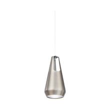 Load image into Gallery viewer, Ingot LED Pendant Light in Brushed Nickel.
