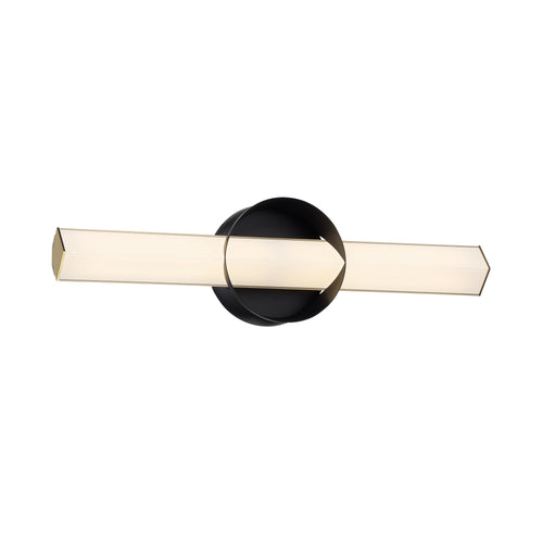 Inner Circle LED Bath Bar in Gold.