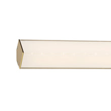Load image into Gallery viewer, Inner Circle LED Bath Bar Detail.
