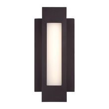 Load image into Gallery viewer, Insert Outdoor LED Wall Light in Bronze.
