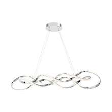 Load image into Gallery viewer, Interlace LED Pendant Light in Chrome (Oval).

