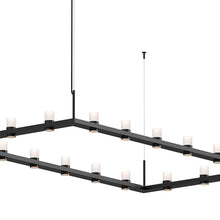 Load image into Gallery viewer, Intervals® Rectangle LED Suspension Light in Detail.
