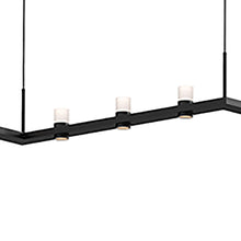 Load image into Gallery viewer, Intervals® Zig-Zag LED Suspension Light in Detail.
