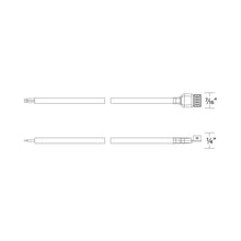 Load image into Gallery viewer, InvisiLED CCT In Wall Rated Extension Cable - line drawing.
