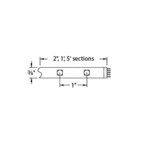 Load image into Gallery viewer, InvisiLED LITE 24V LED Tape Light - line drawing.
